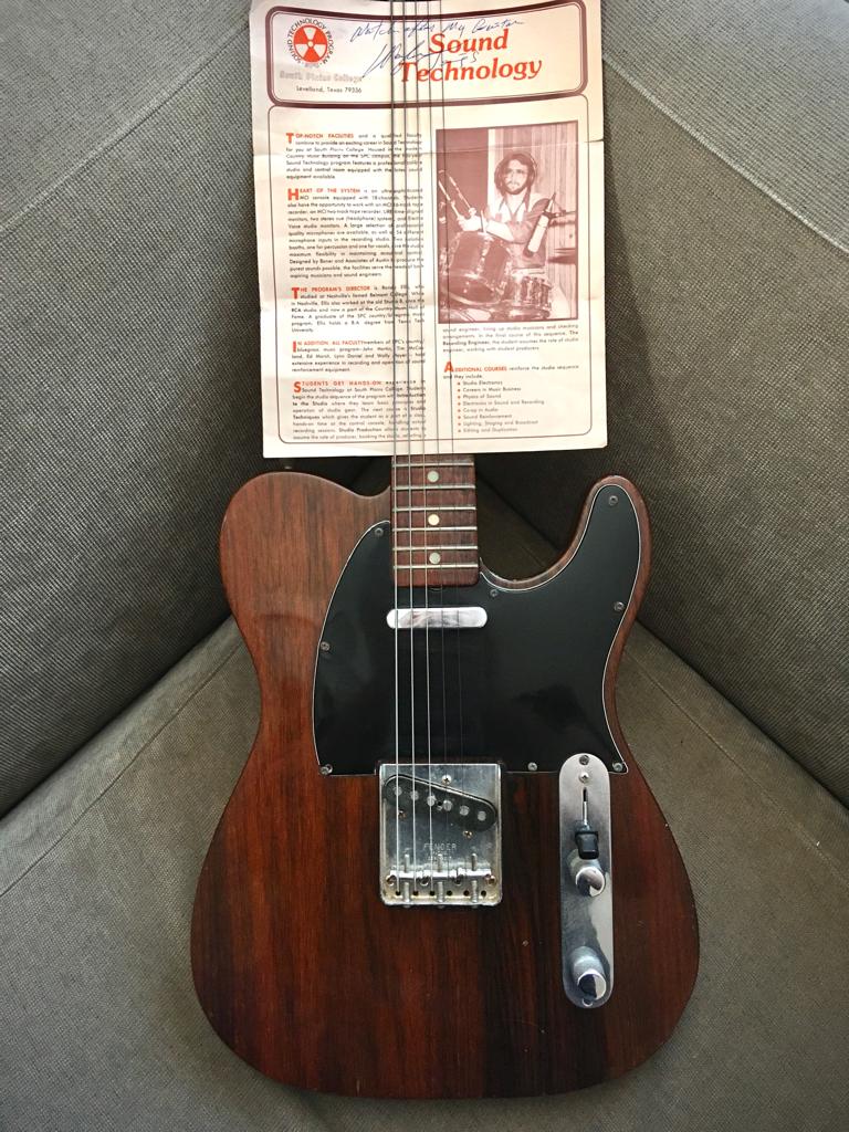 Fender Rosewood Telecaster ex Waylon Jennings 1968