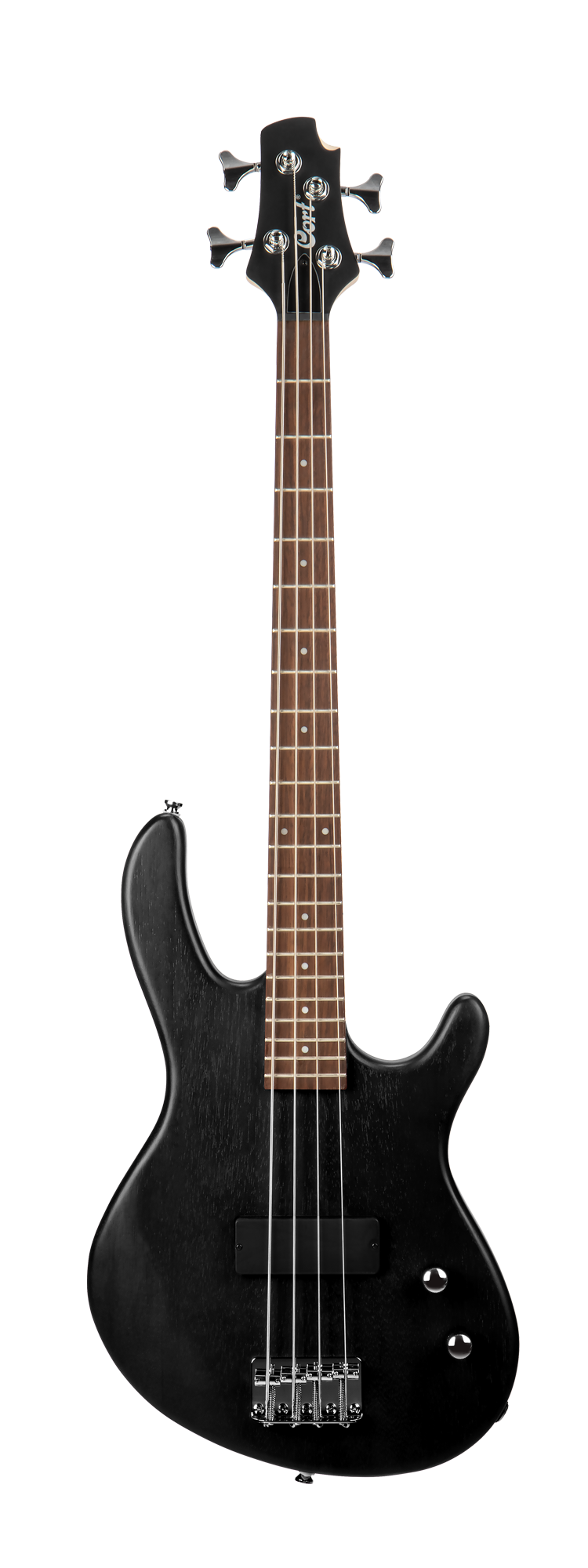 Cort Action Junior Short Scale Bass - Open Pore Black