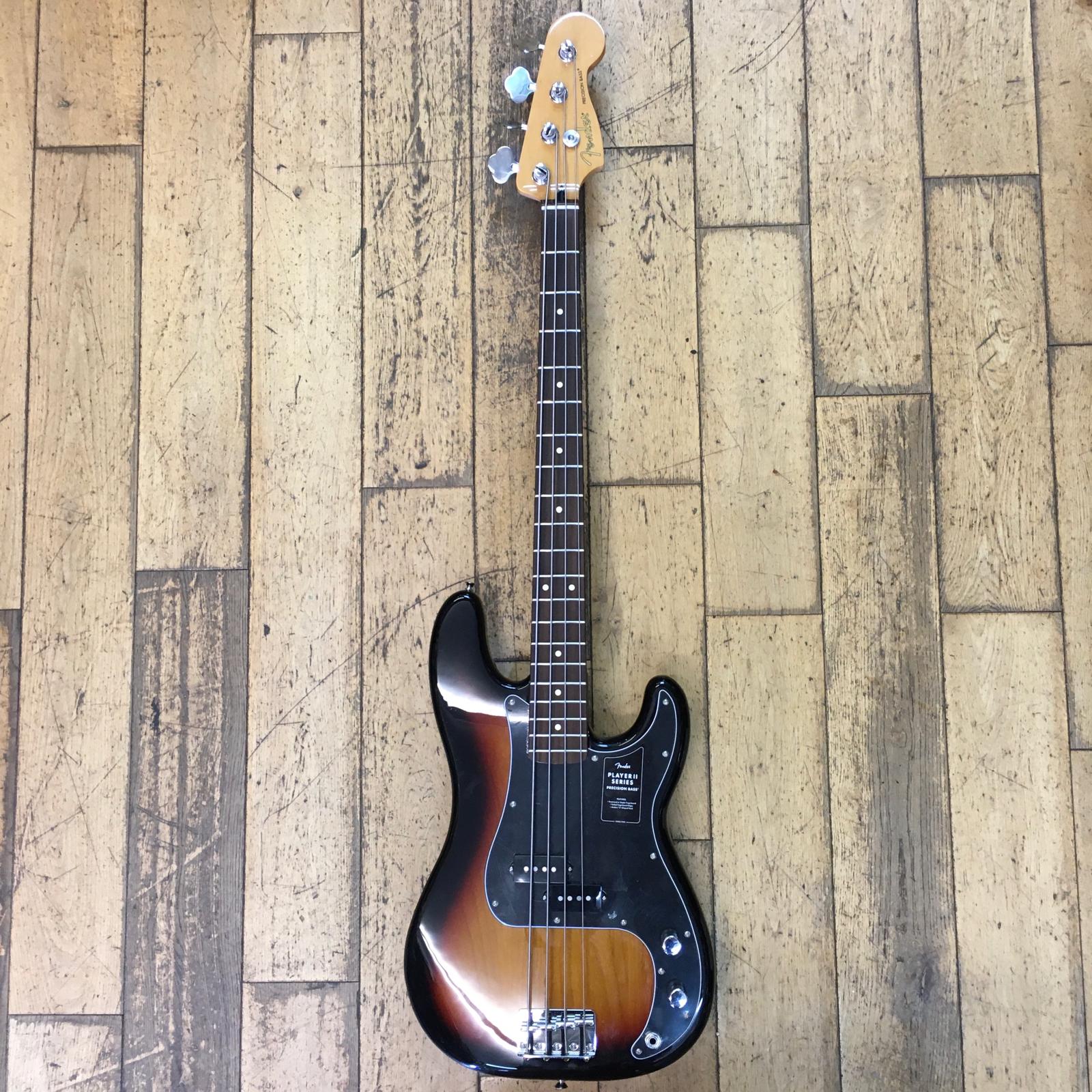 Player II Precision Bass 3-Color Sunburst Ex-Demo