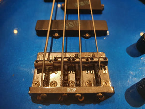 ESP Horizon Bass Custom Shop 4-String Electric Blue Metallic Japanese MIJ Japan PJ Precision Bass Guitar