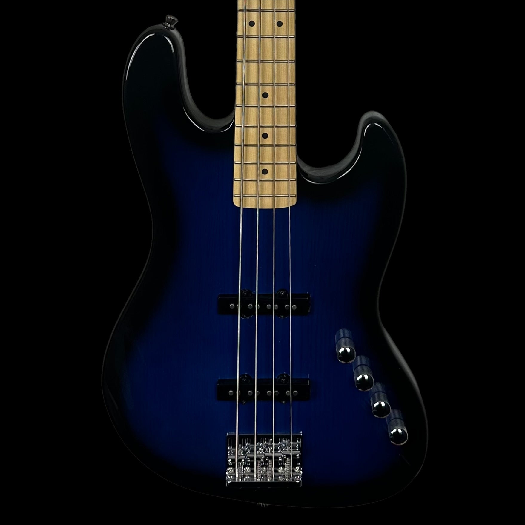 Sceptre by Levinson Desoto Deluxe SD2 OB M Jazz Bass in Ocean Blue