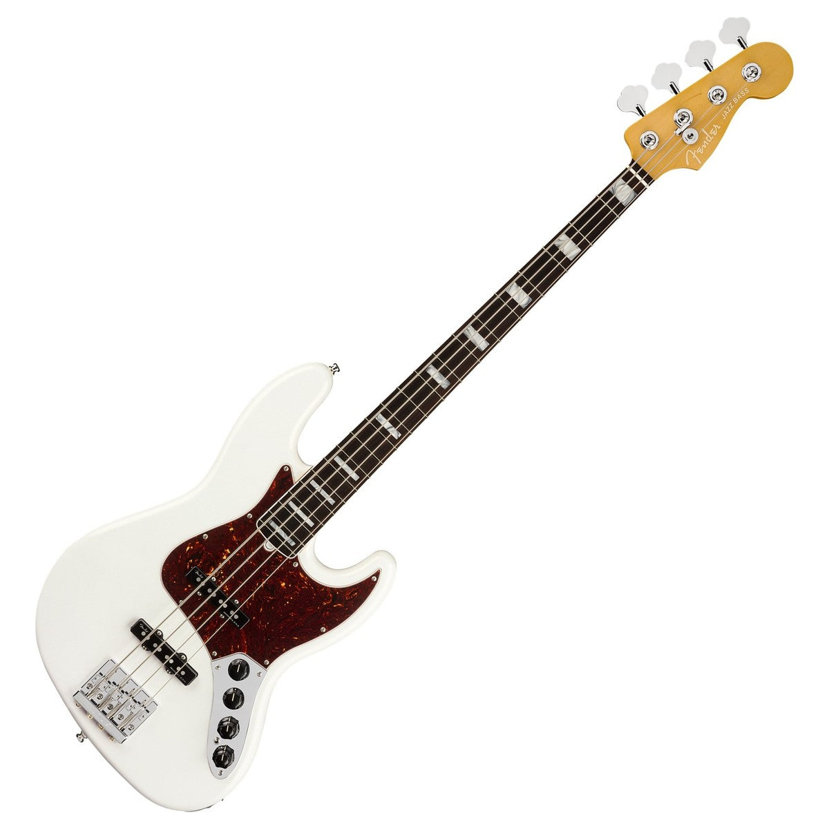 Fender American Ultra Jazz Bass V Five String Olympic White Rosewood USA - BRAND NEW