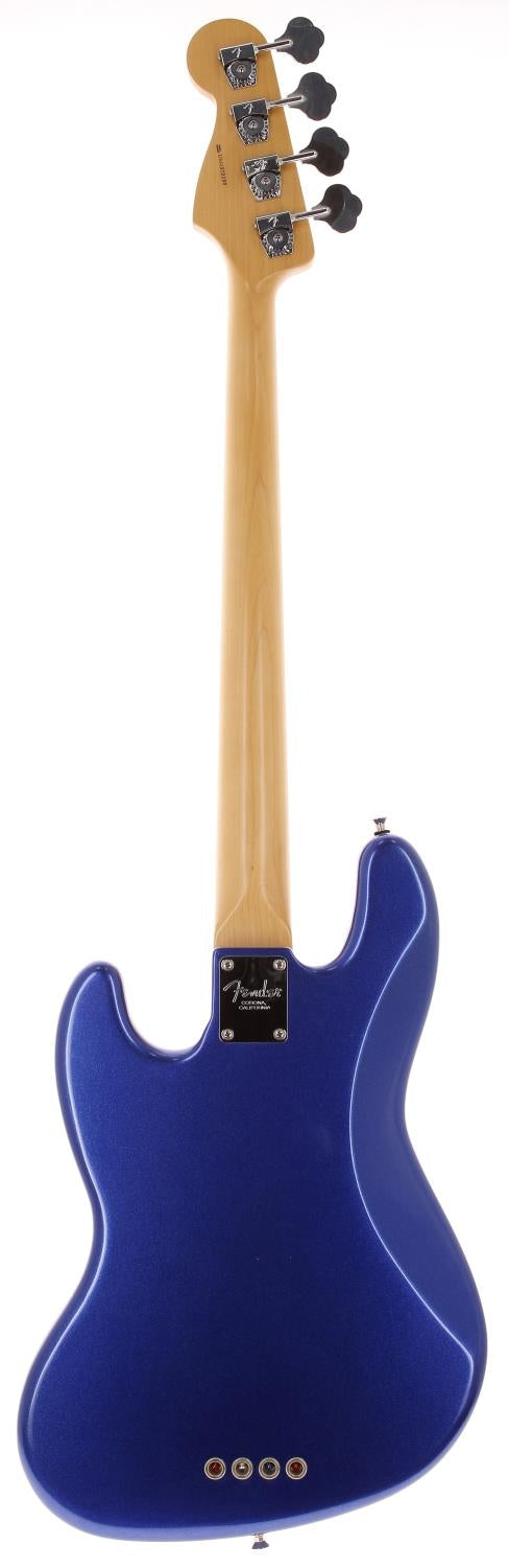 2012 Fender American Standard Fretless Jazz Bass RARE Mystic Blue! Upgraded Seymour Duncan Pickups