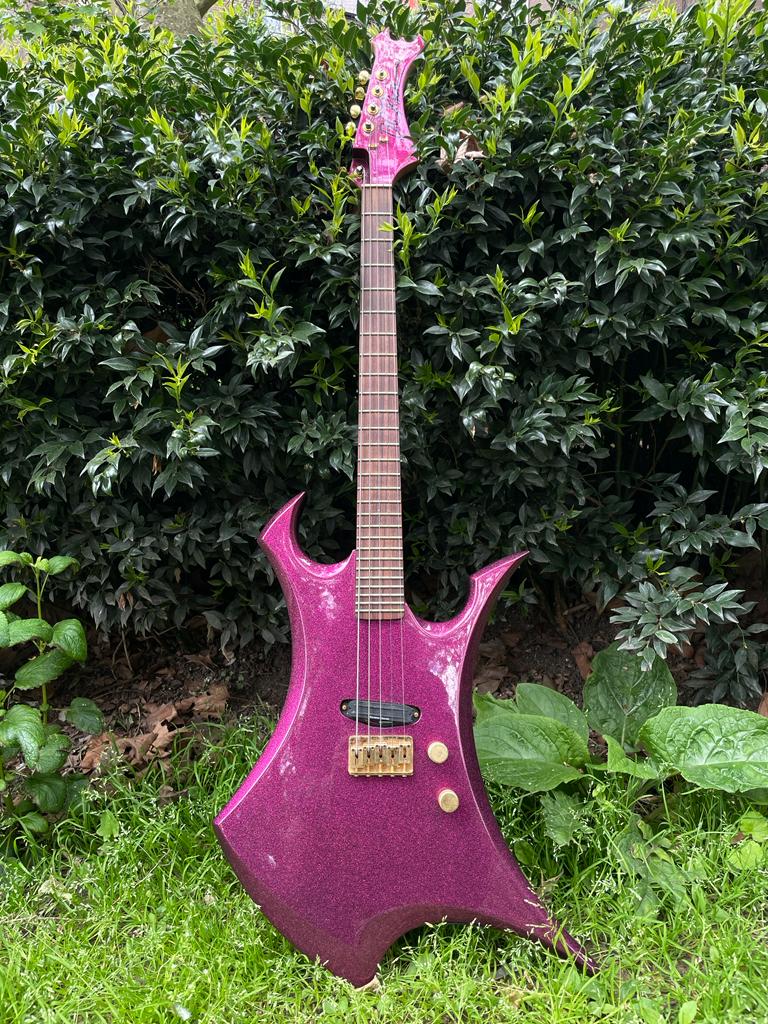B.C. Rich Penta System Baritone Mandolin 1990s - Purple Sparkle