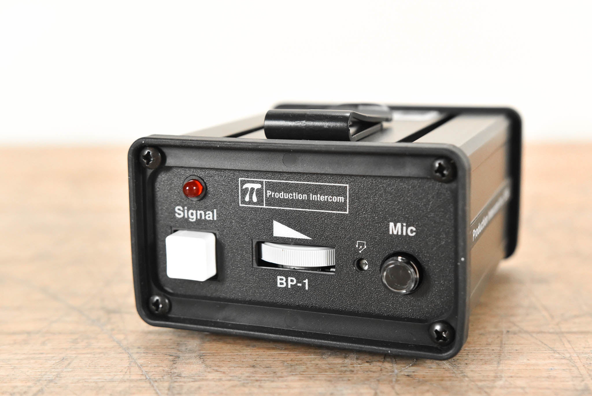 Production Intercom BP-1 Single-Circuit Headset Station Belt Pack