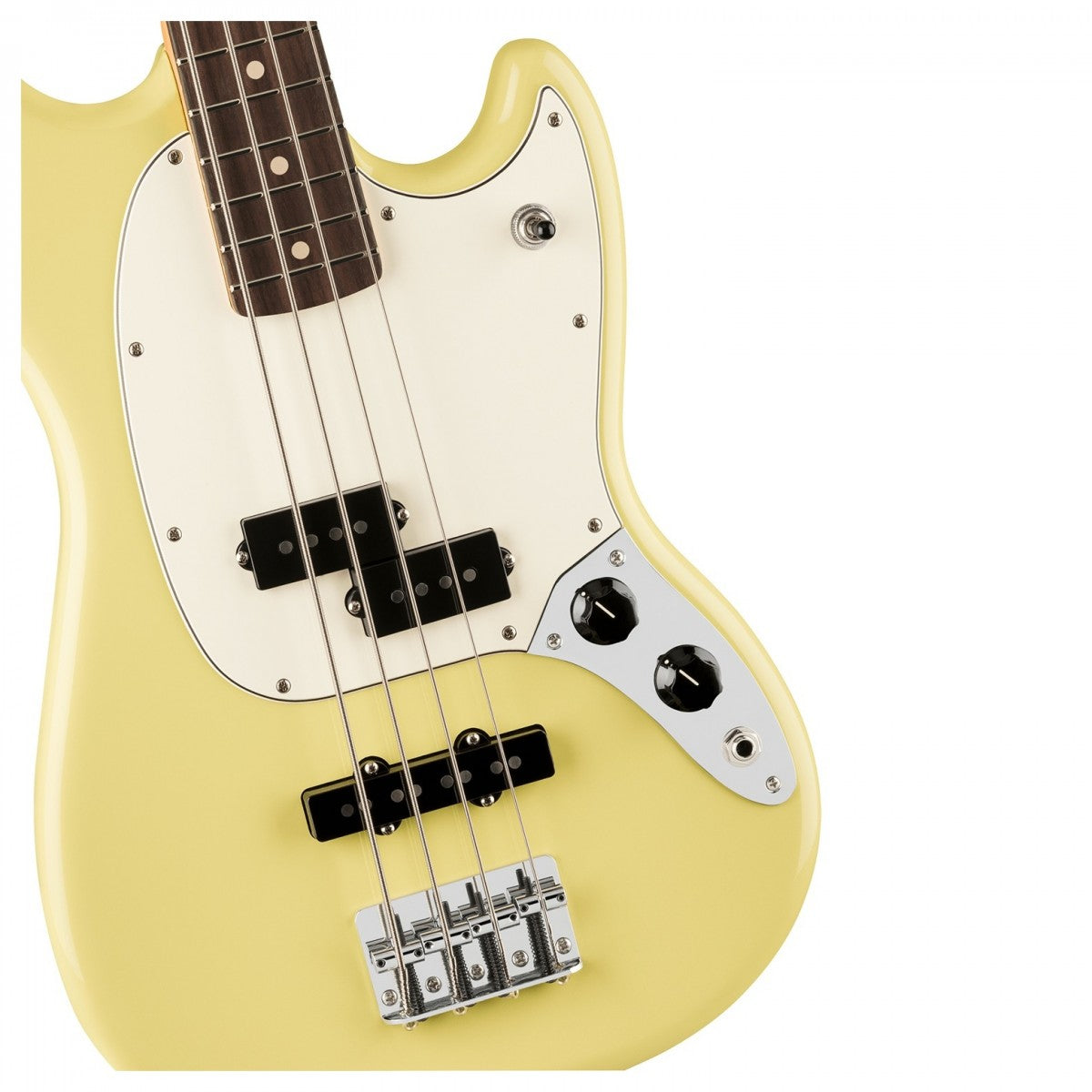 Fender Player II Mustang Bass - Rosewood Fingerboard - Hialeah Yellow