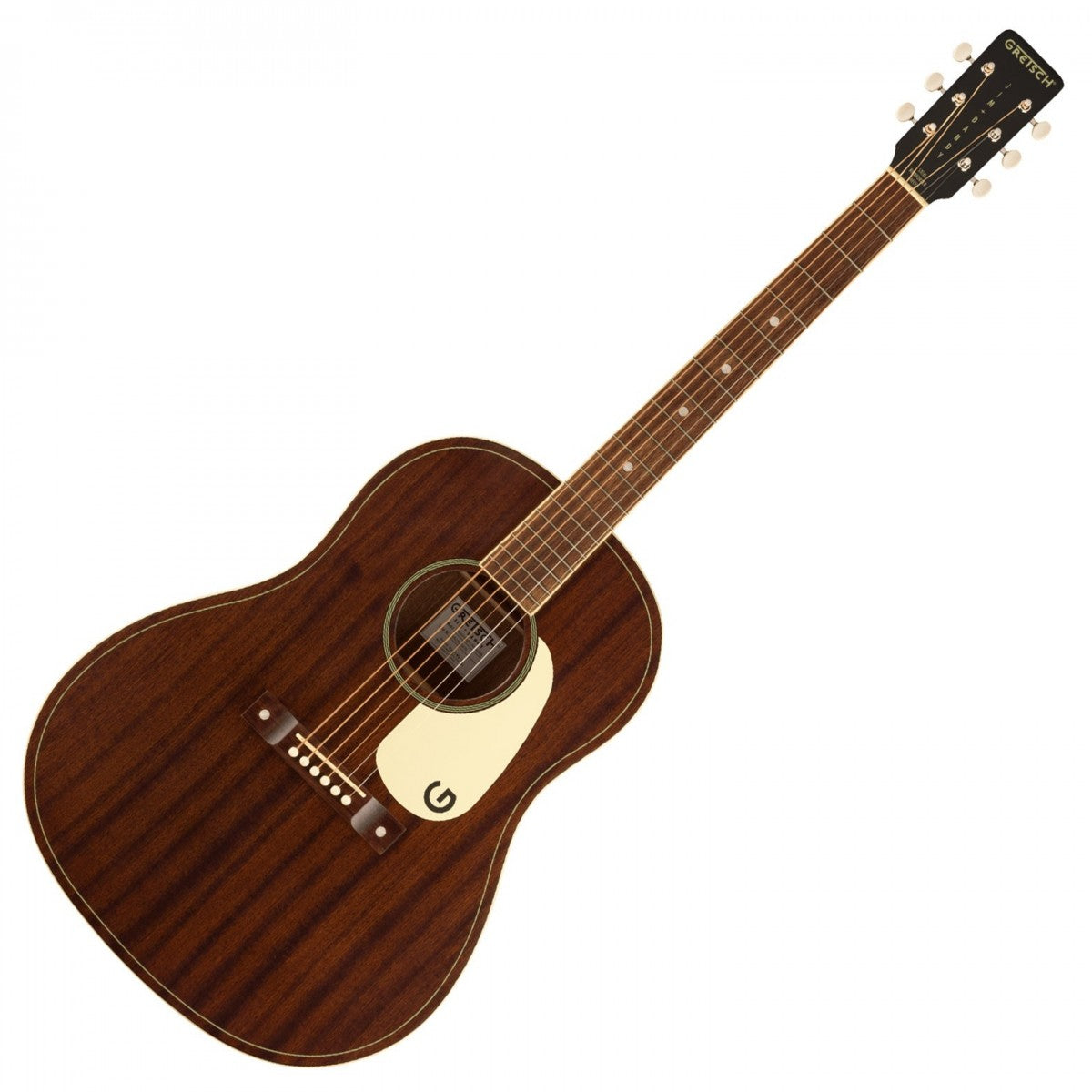 Gretsch Deltoluxe Electro Acoustic Dreadnought - Tortoiseshell Pickguard - Black Top