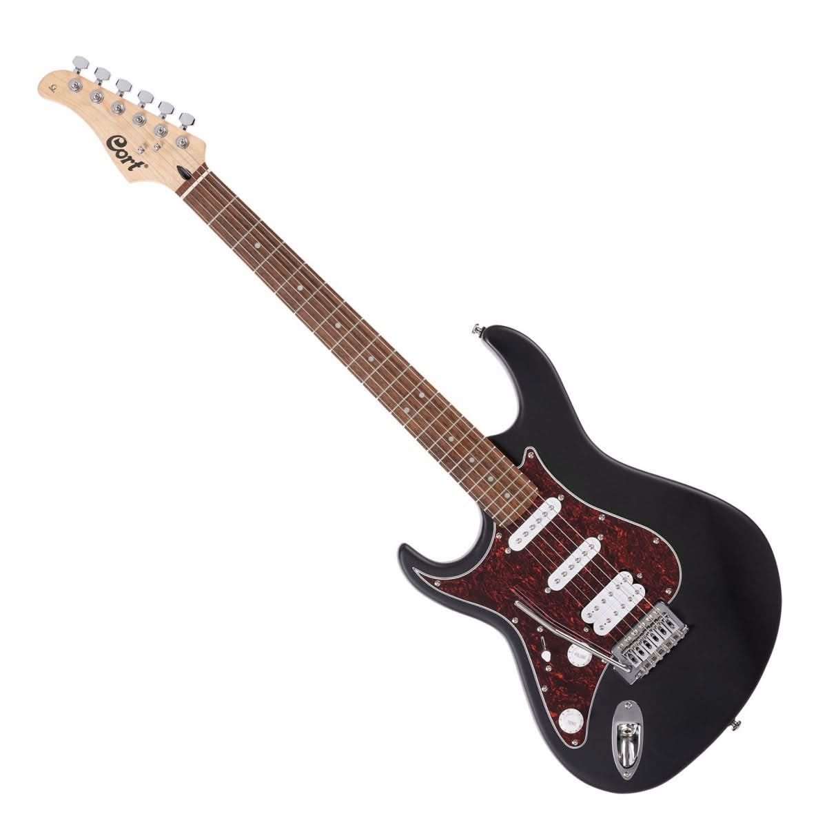 Cort G110 Left Handed Electric Guitar - Open Pore Black - Ex Display