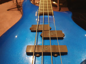 ESP Horizon Bass Custom Shop 4-String Electric Blue Metallic Japanese MIJ Japan PJ Precision Bass Guitar