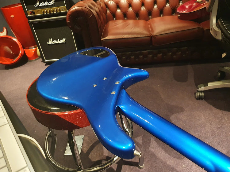 ESP Horizon Bass Custom Shop 4-String Electric Blue Metallic Japanese MIJ Japan PJ Precision Bass Guitar