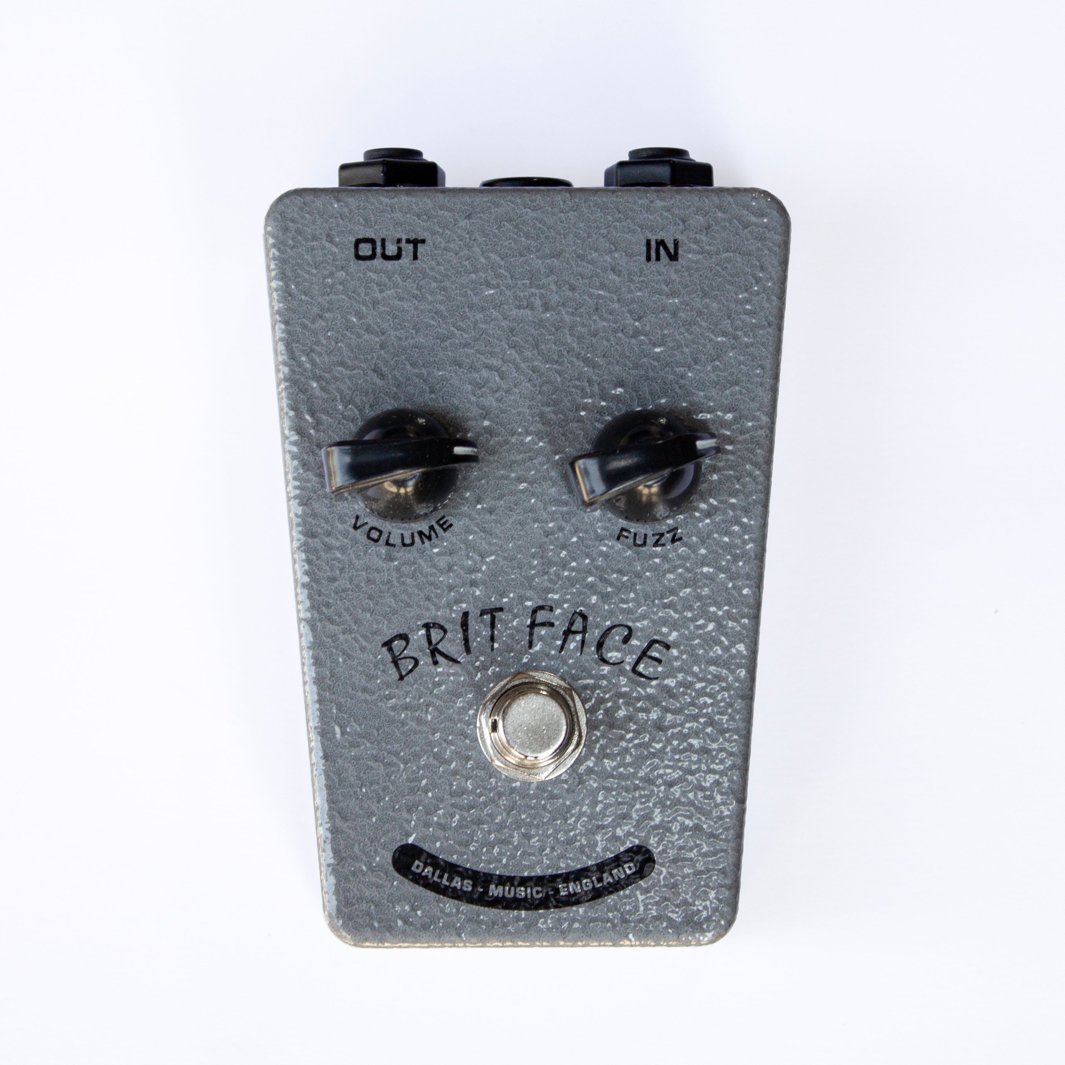 British Pedal Company Dallas Brit Face Fuzz Silver NKT275 - Silver