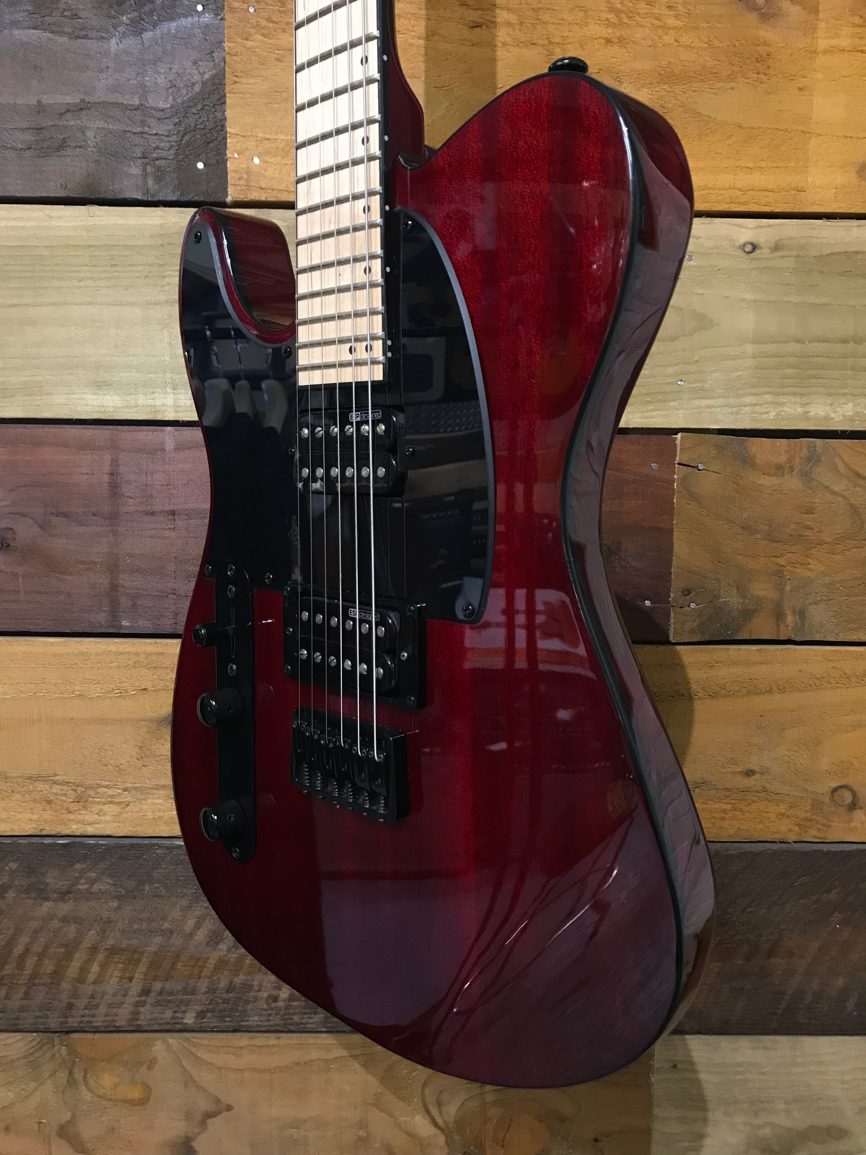 ESP LTD TE-200 LH 2017 See Thru Black Cherry