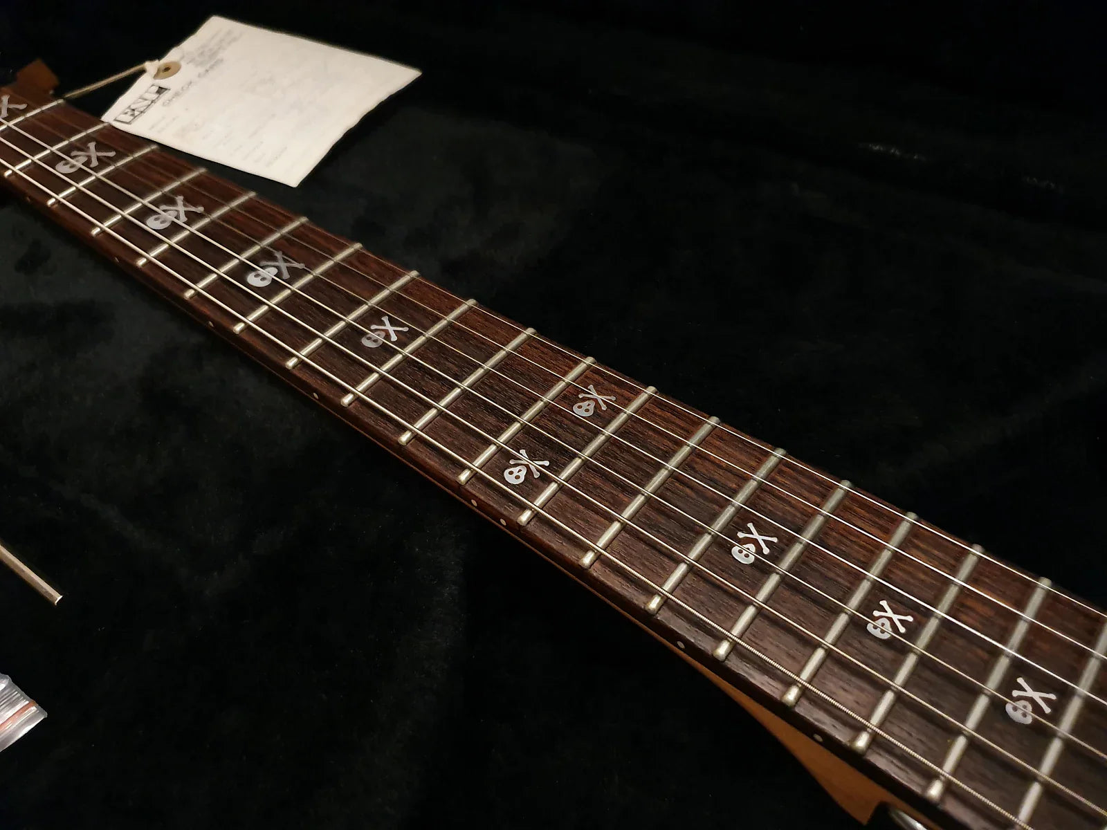 1993 ESP Custom Shop FIRST Year M-II Kirk Hammett Metallica NO Signature RARE! Hang Tag! KH-2 KH2 M2