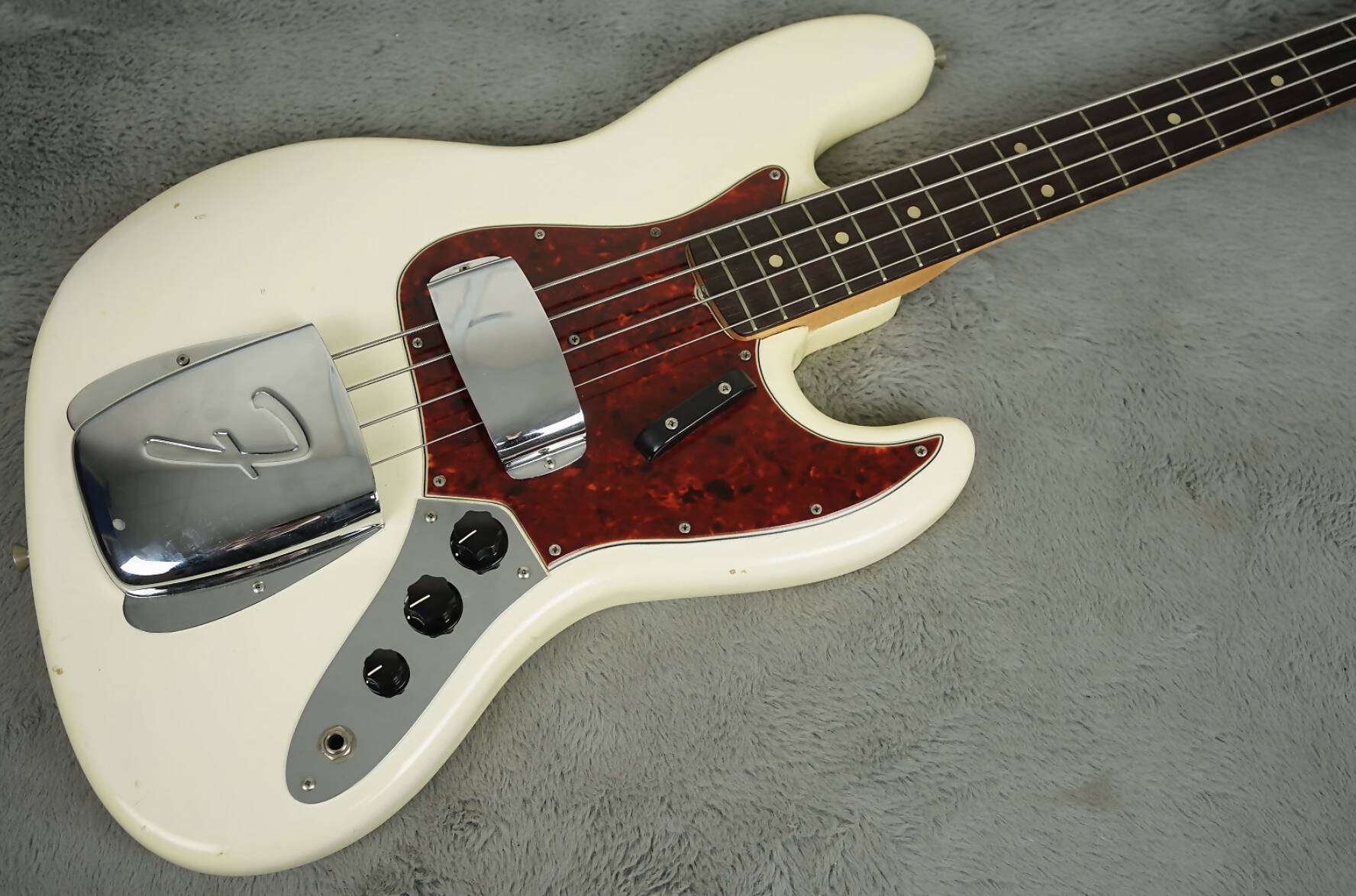 1964 Fender Jazz Bass Olympic White Near MINT + OHSC