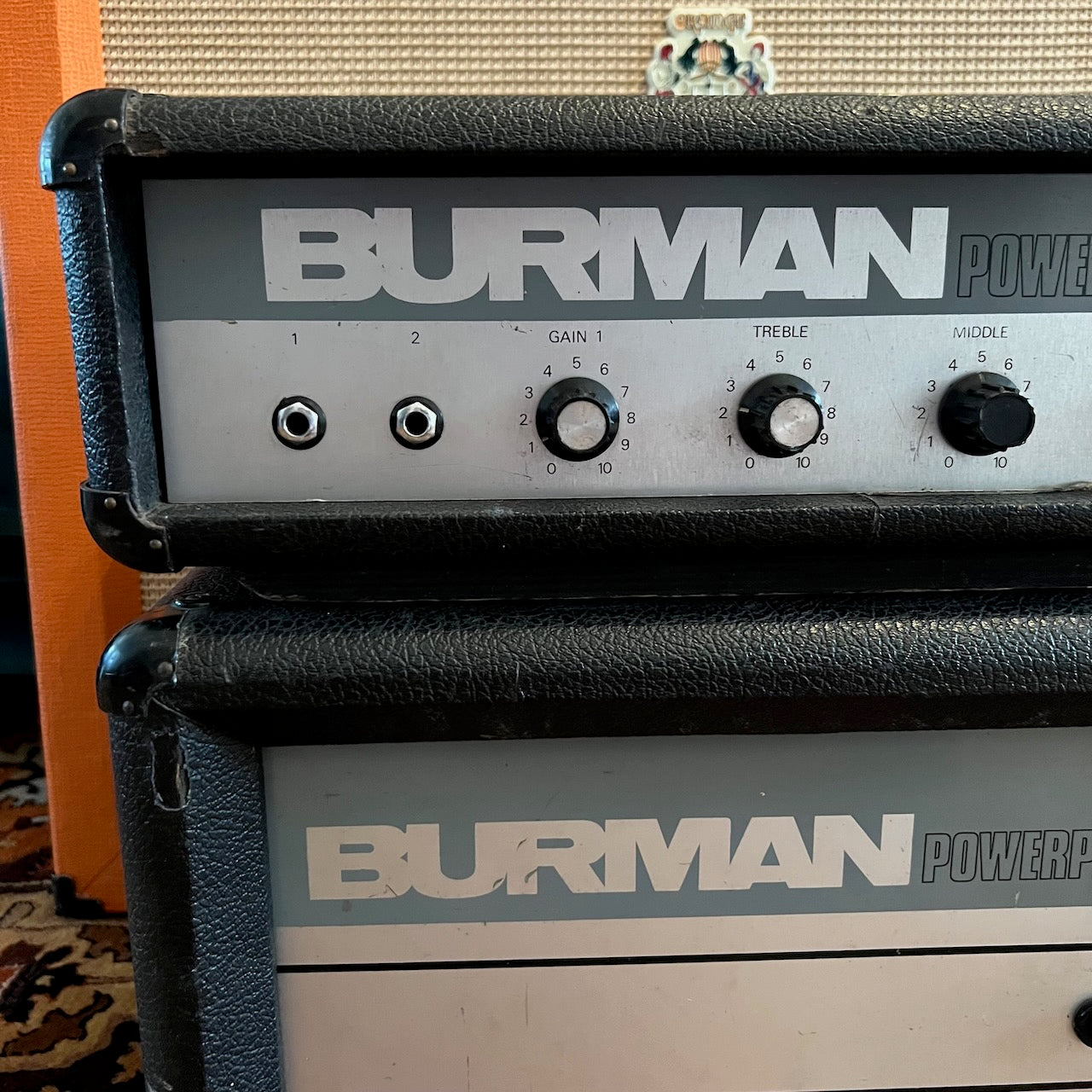 Vintage 1970s Burman PowerPak EL34 Slave Pre Amp Valve