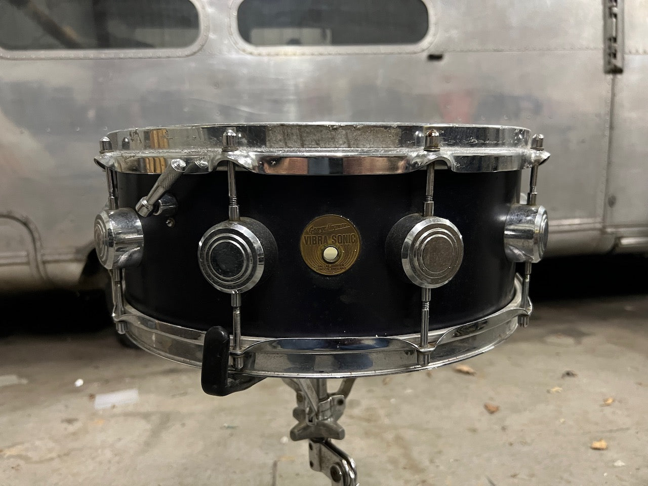 Vintage 1960s George Hayman Vibrasonic Blue 14 Snare Drum