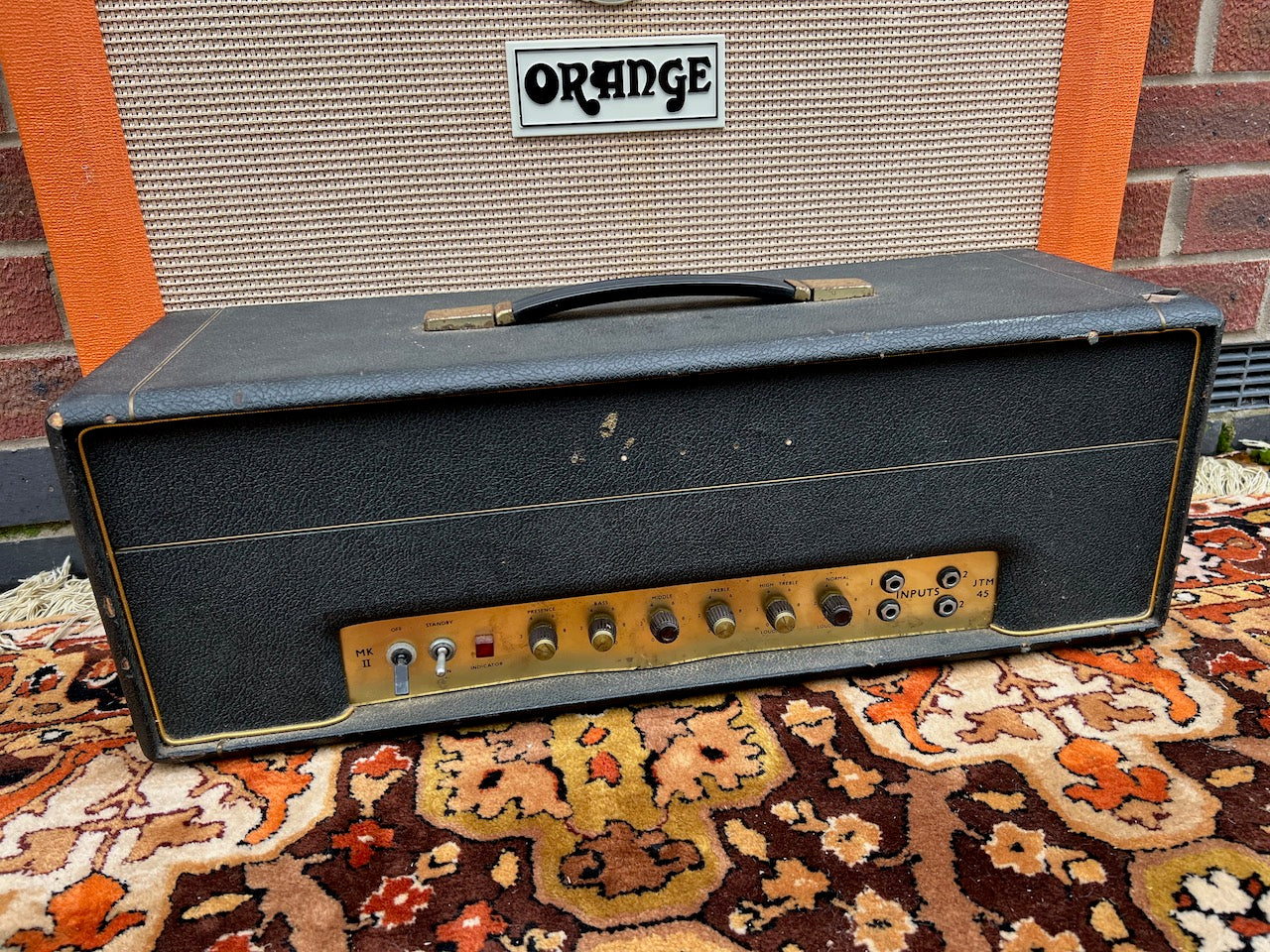Vintage 1966 Marshall JTM45 MKII Plexi Valve Amplifier Head
