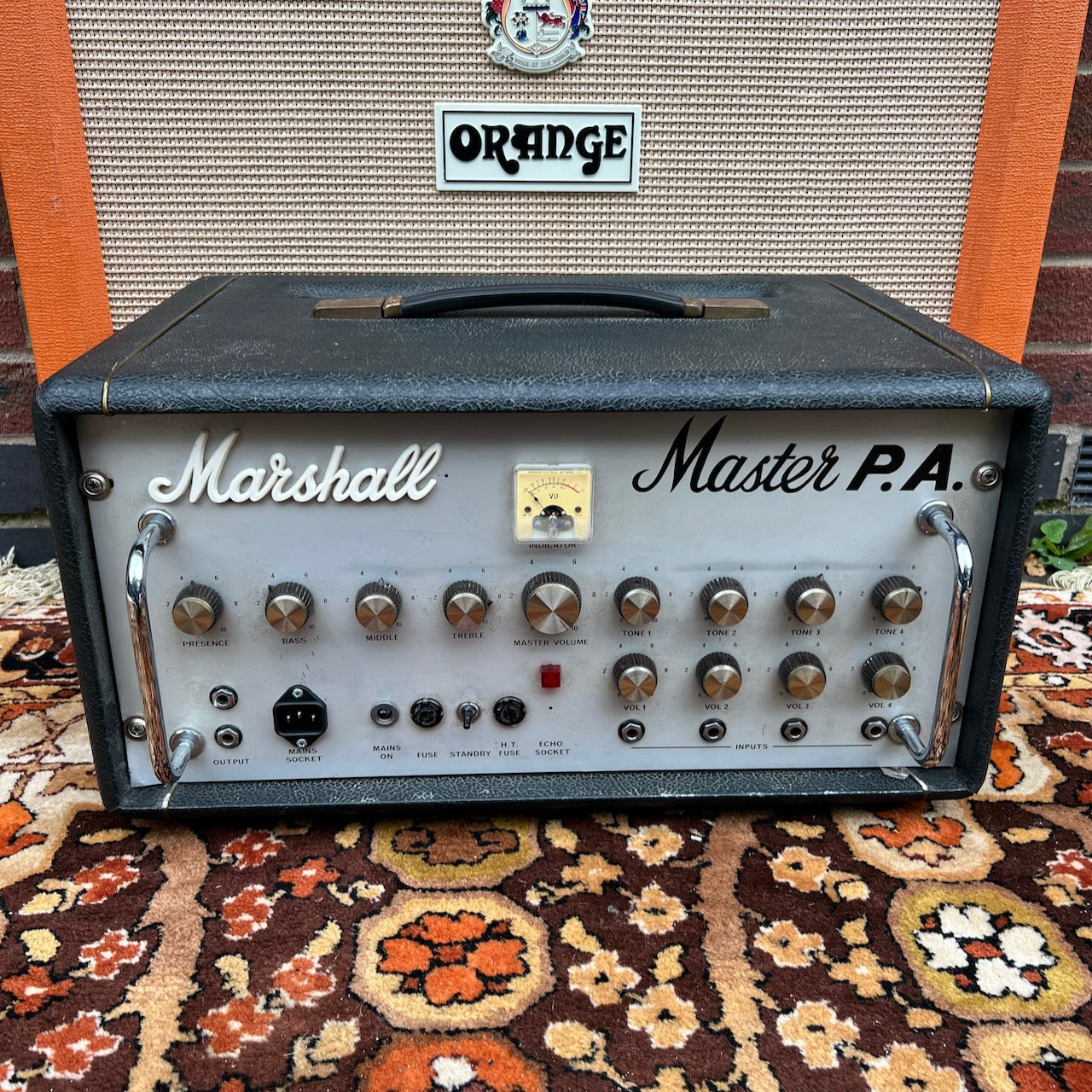 Vintage 1973 Marshall Master PA 100w JMP Valve Amplifier Head