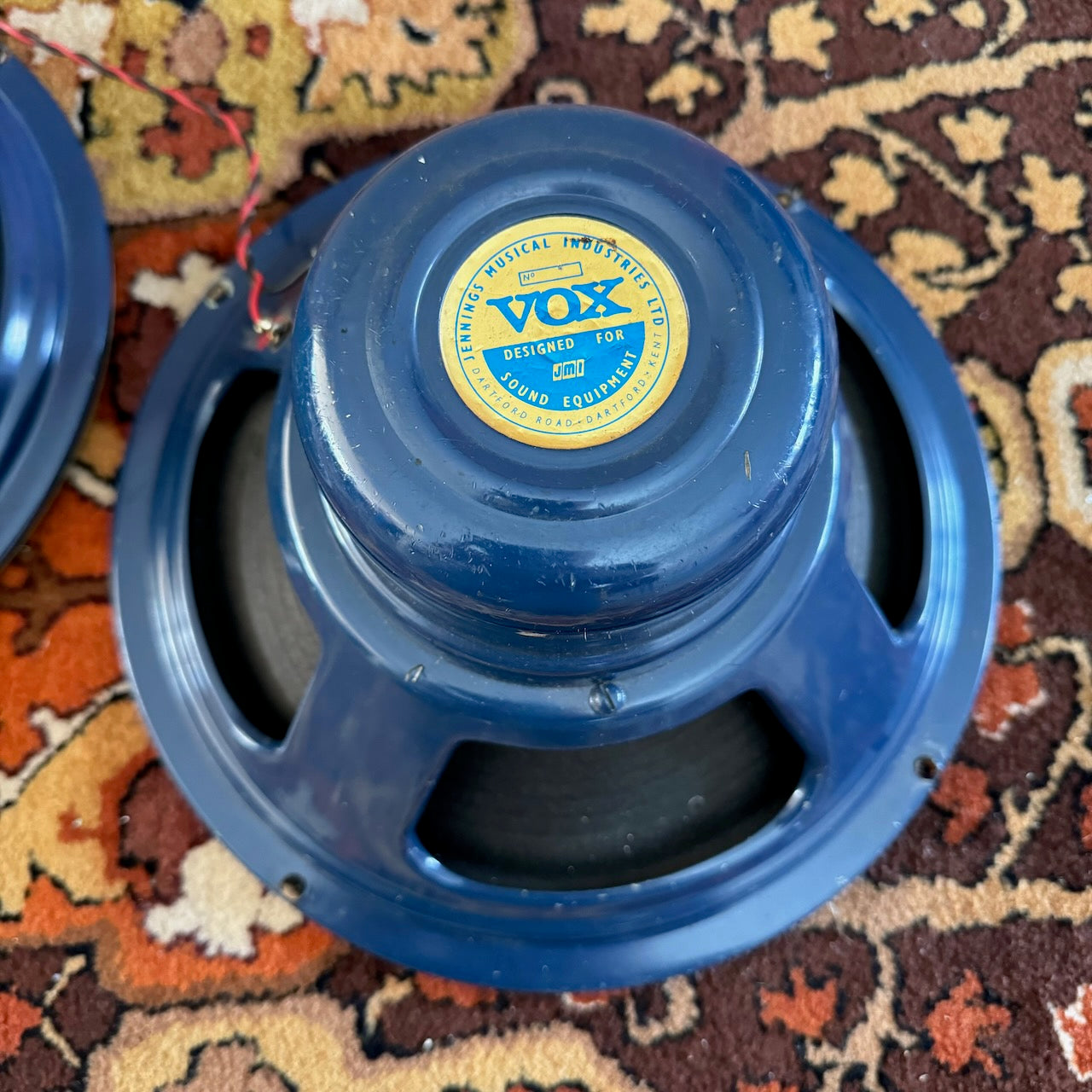 Pair 2x Vintage 1964 Celestion Vox Blue 8ohm T530 12 Speaker