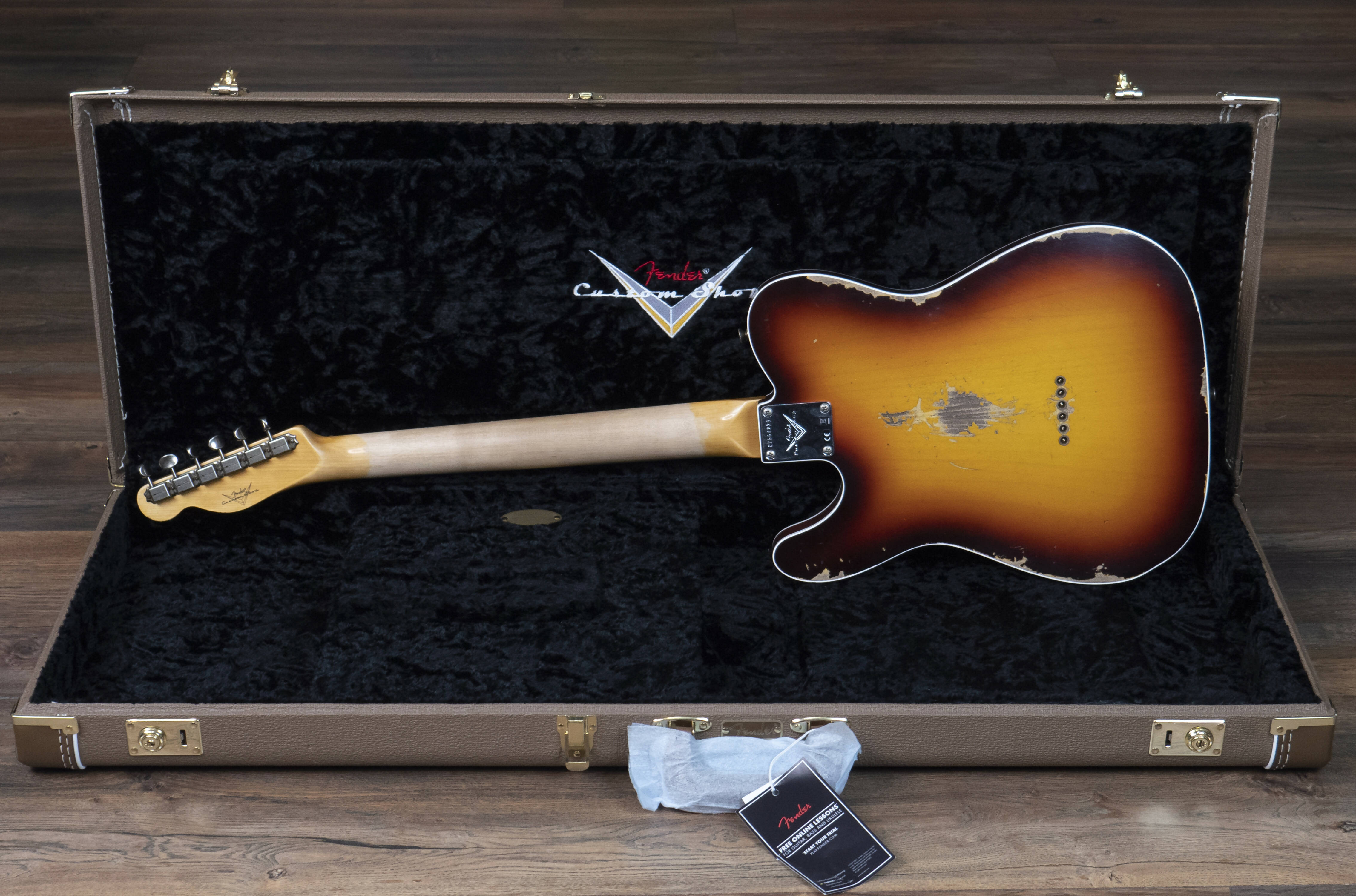 Fender Custom Shop 1960 Telecaster Custom Heavy Relic, Chocolate 3-Colour Sunburst