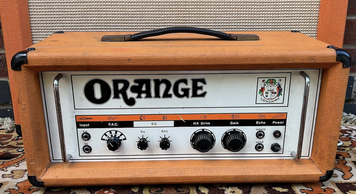 Vintage 1973 Orange OR100 100w Pics & Text Valve Amplifier Head *1970s*