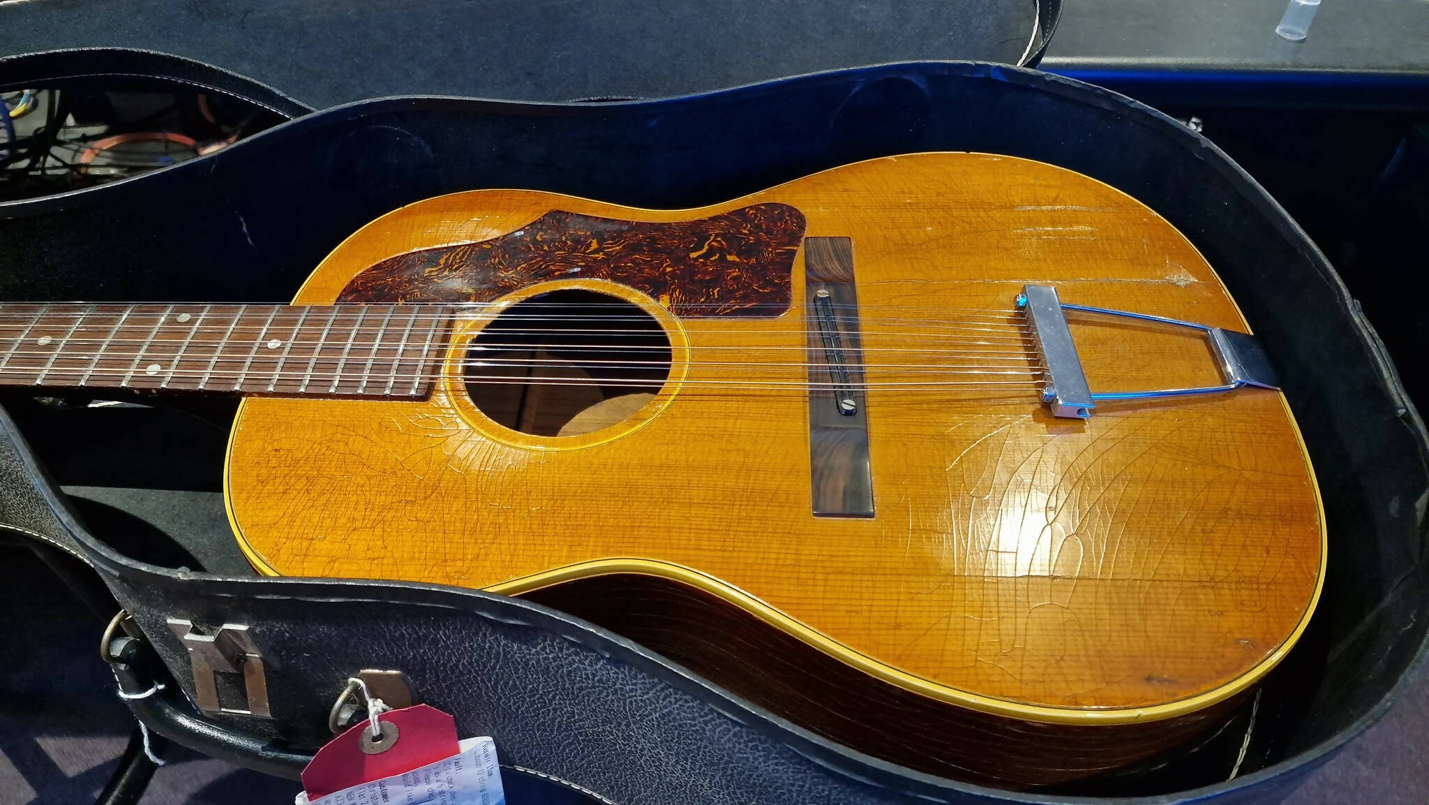 1966 Gibson 12 String Vintage '60s Acoustic Guitar B-25 Brazilian Rosewood & Mahogany B25
