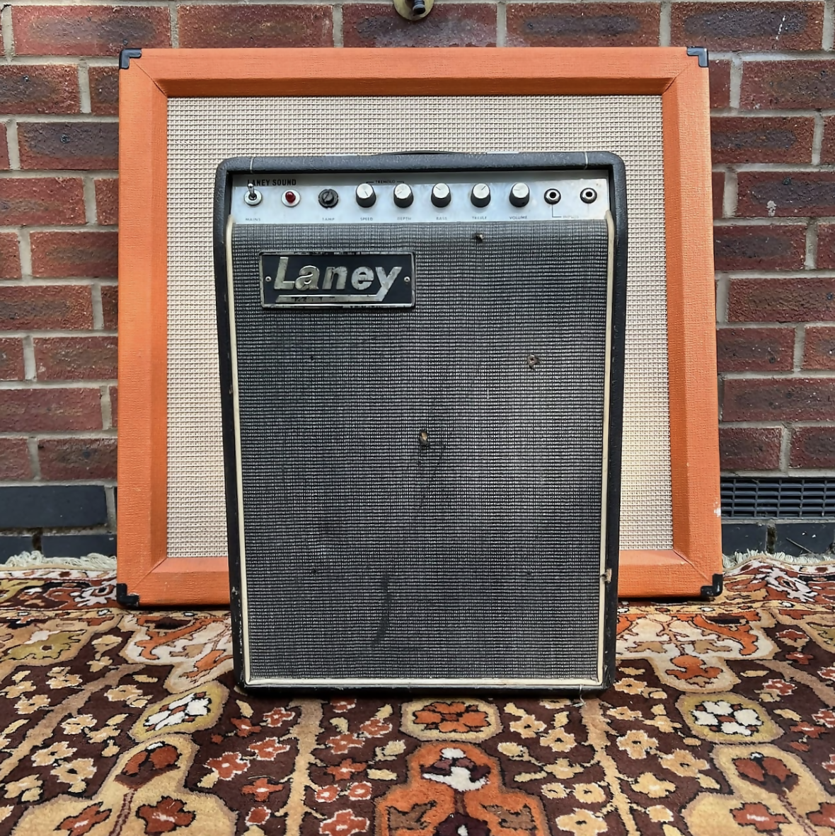 Vintage 1969 1970 Laney Sound Supergroup 1x12 LC16 Tremolo Amplifier Combo *Rare*