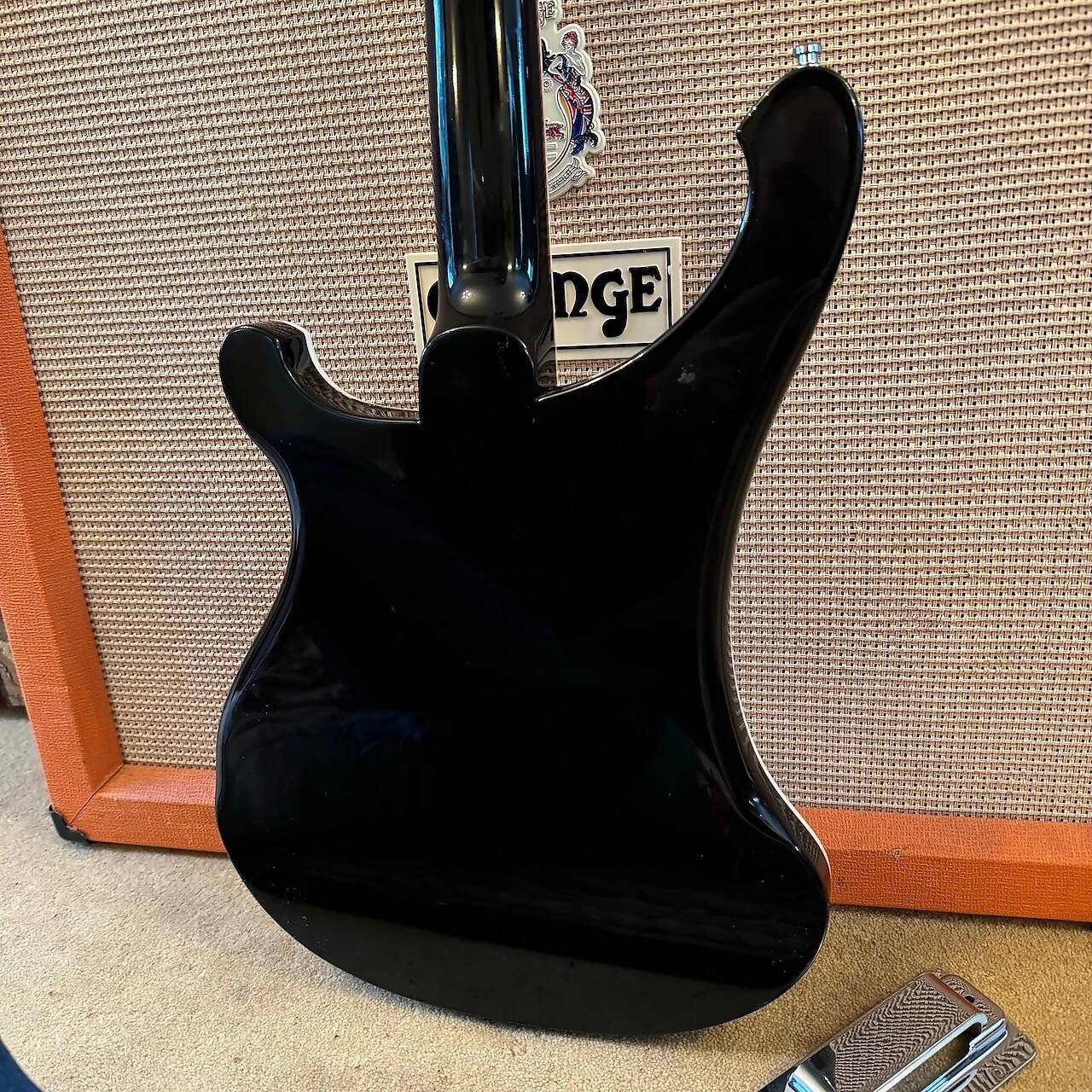 2003 Rickenbacker 4001 Black Jetglo USA 4-String Bass Guitar w/ Flight Case
