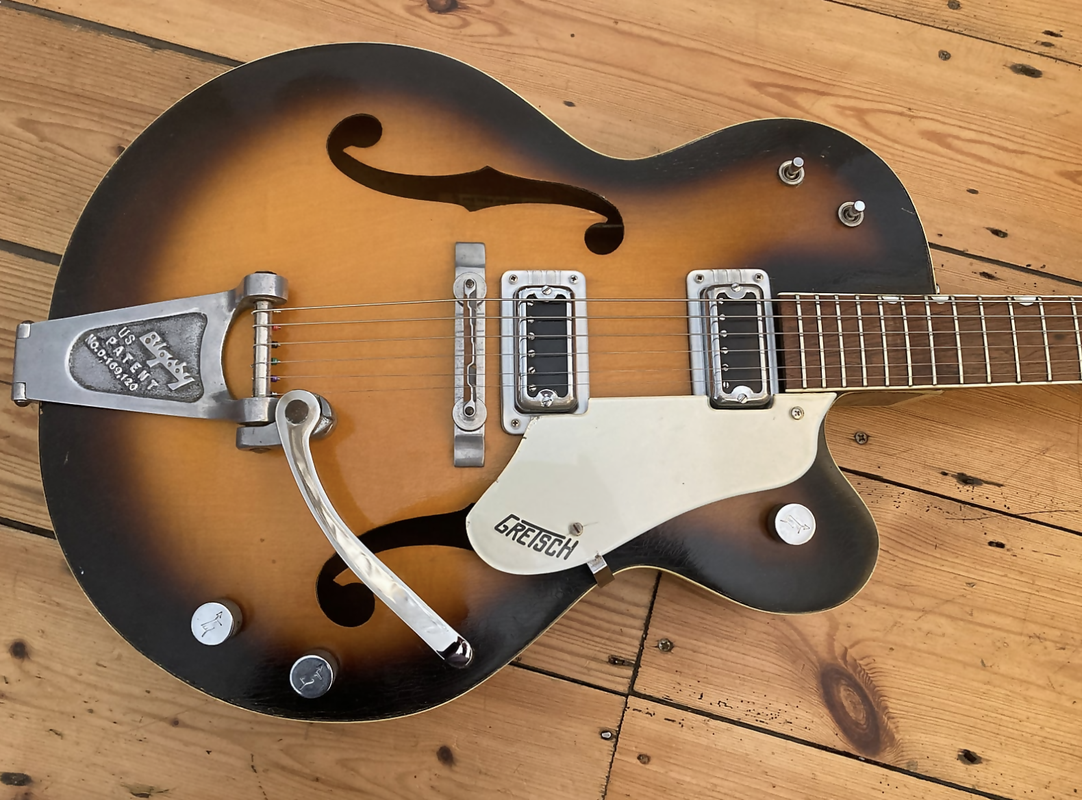 1963 Gretsch Model 6117T Anniversary Electric Guitar - Made in USA - Vintage - Roadworn