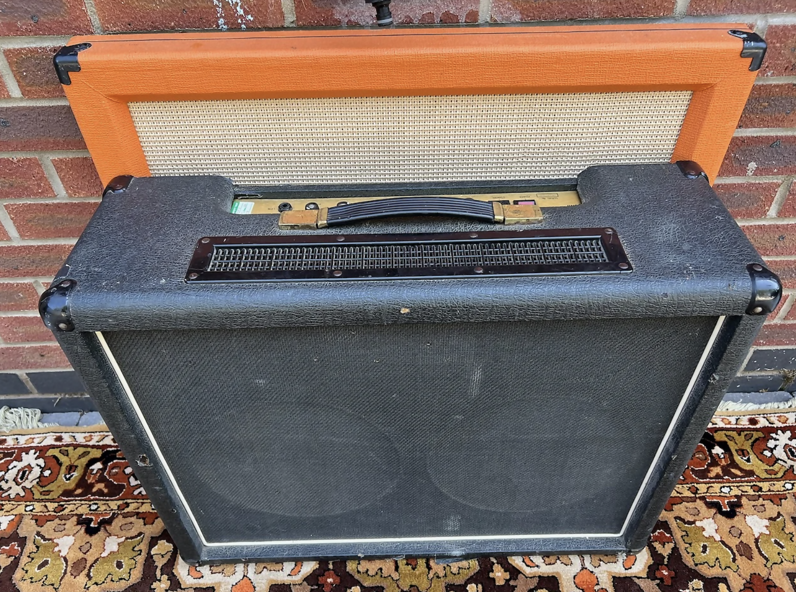 Vintage 1979 Marshall JMP Master Model 50w MK2 Lead 2x12 2104 Amplifier Combo