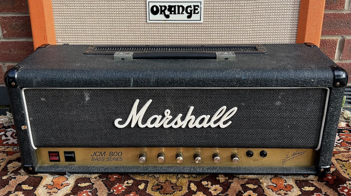 Vintage 1990 Marshall JCM800 Super Bass Series MKII 100w 1992 Amplifier Head