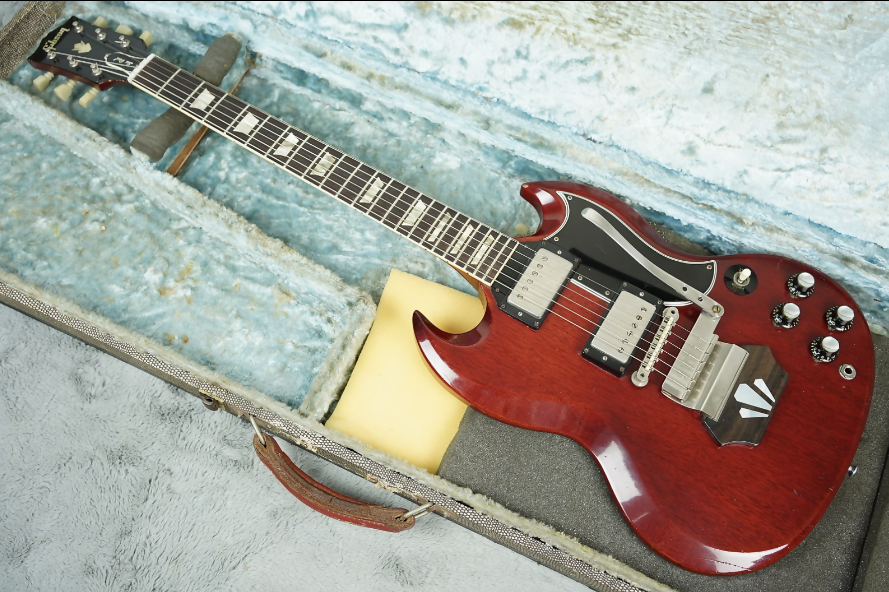 1962 Gibson Les Paul/SG Standard Ebony Block + OHSC ex-Pete Best (Beatles) Band