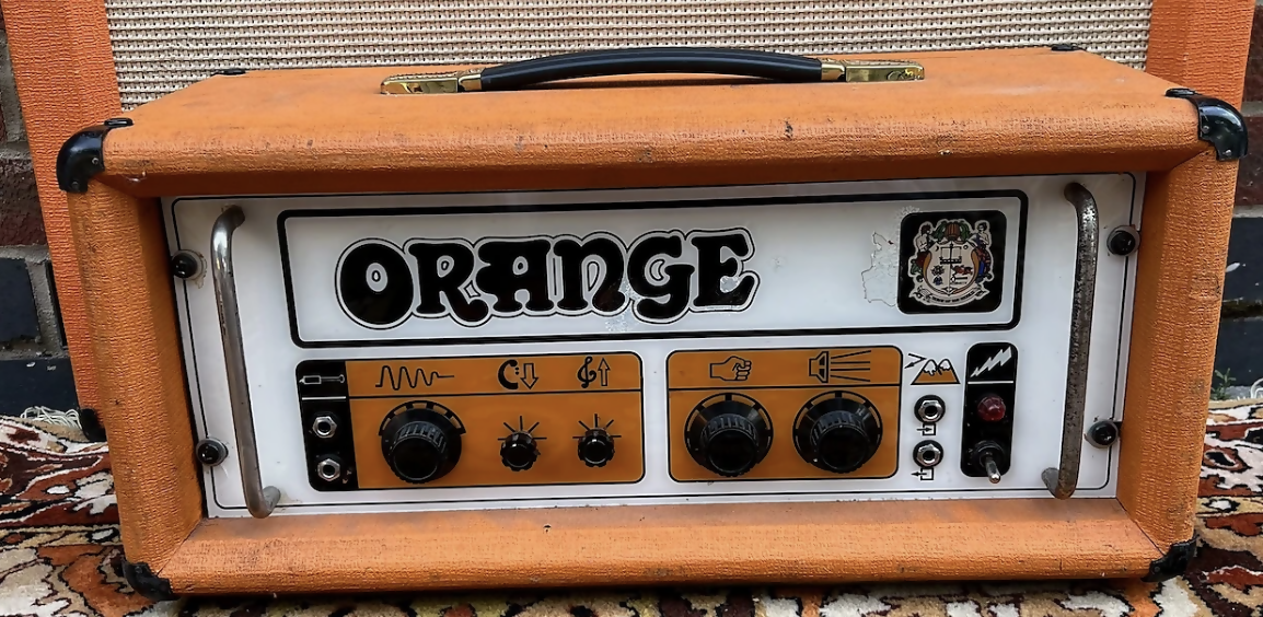 Vintage 1971 Orange GRO100 Pics Only Plexi Valve Amplifier Head *1970s / EARLY*