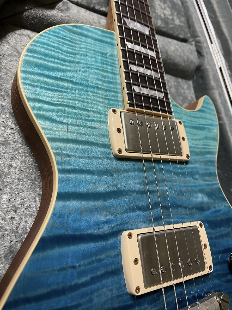 Cream T Guitars Aurora BFGT2PS 2022 Laguna Madre Blue