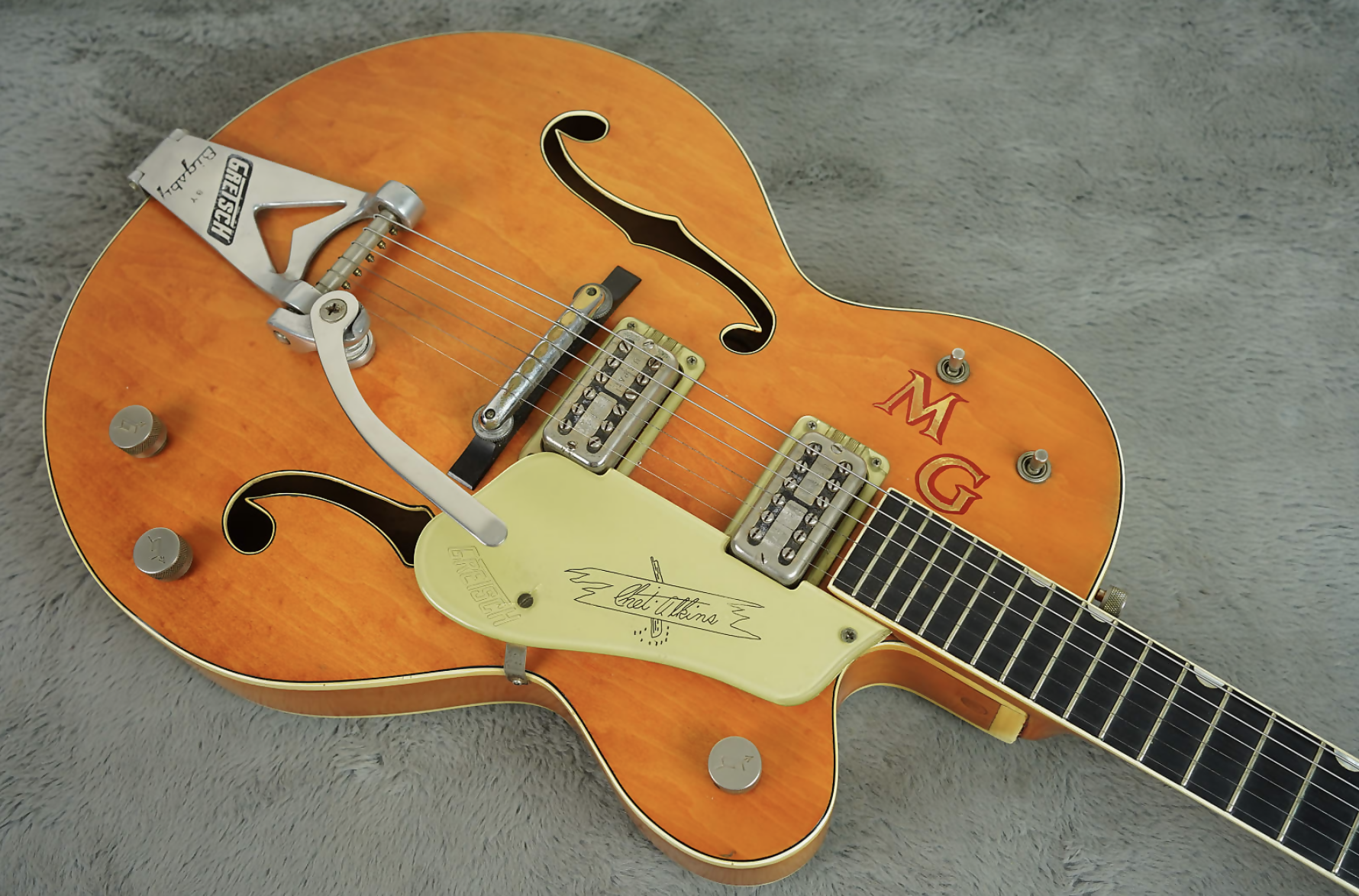 1961 Gretsch Chet Atkins 6120 Single Cut + OHSC + tag One Owner!