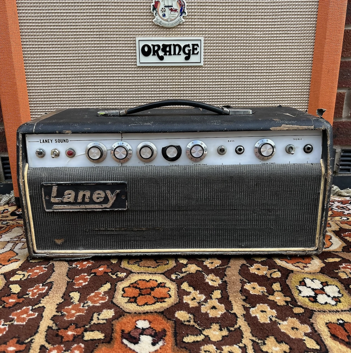 Vintage 1960s Laney Sound Supergroup Series MK1 Session 50w Valve Amplifier Head
