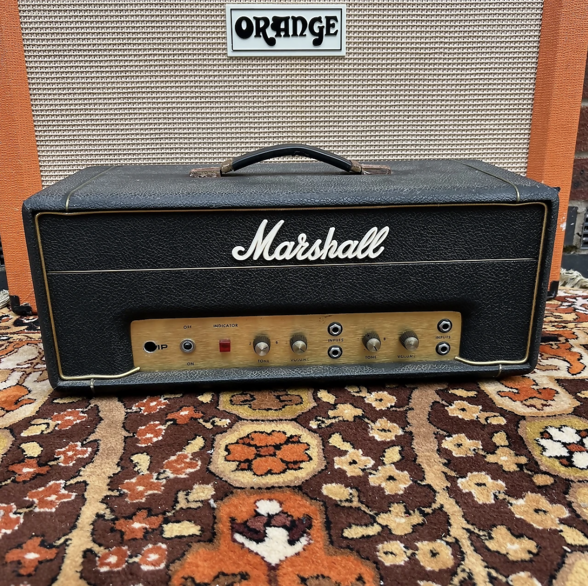 Vintage 1971 Marshall PA20 20w Model 1917 EL84 Valve Amplifier Head *1970s*