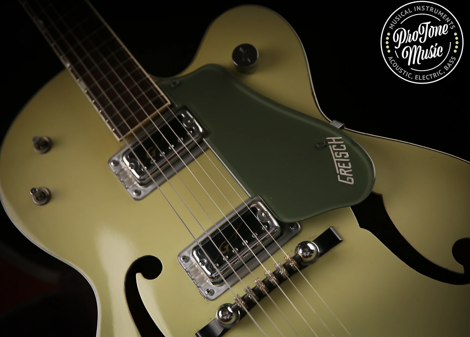 1960s Gretsch USA G6118 Anniversary Two Tone Green & Original Hard Case